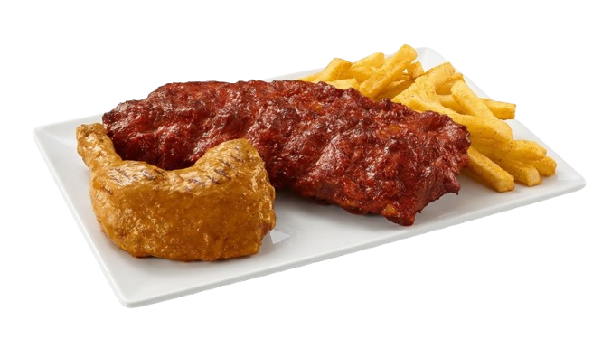 Pork Loin Ribs & 1/4 Chicken