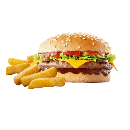 Phanda Cheesy BBQ Burger