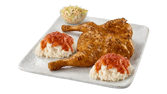 Full Chicken & 2 pap, sishebo, coleslaw