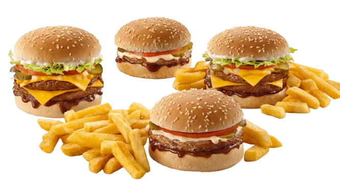 2 King Steer, 2 Beef Burger