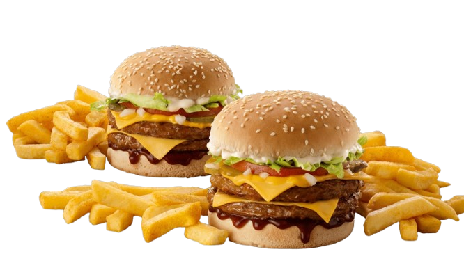 2 King Steer Burgers