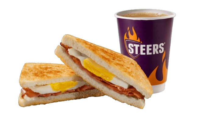 Bacon & Egg Toasted Sandwich