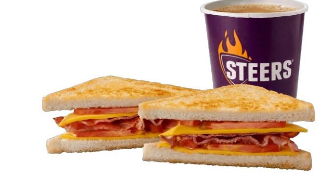 Bacon, Cheese & Tomato Toasted Sandwich